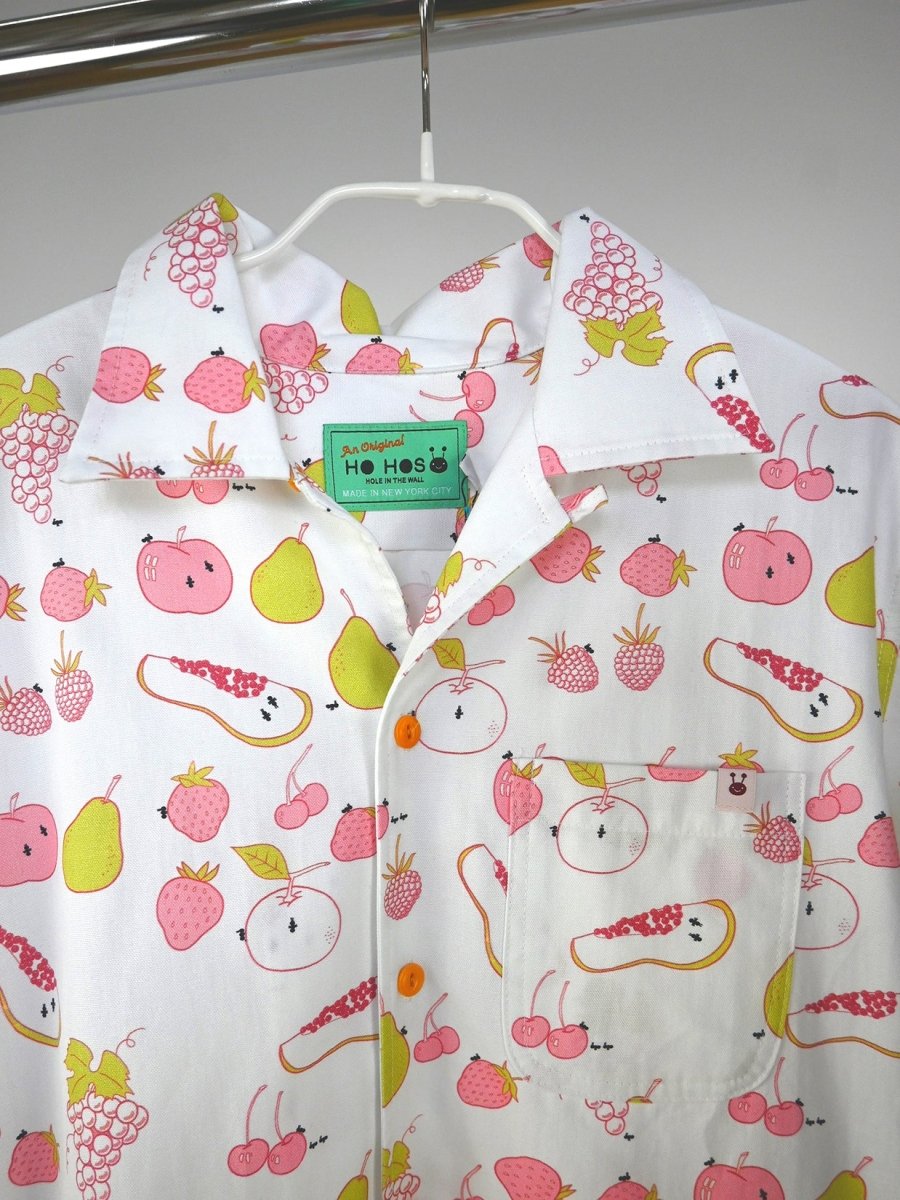 "All Over Fruit" Button-Up long-sleeve Shirt (ONE-OFF)