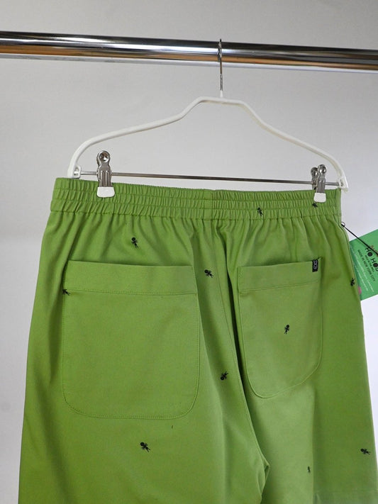 "Ants on your Pants" Work/Play Shorts - Avocado Green. Design by HO HOS HOLE IN THE WALL