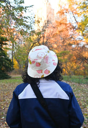 recycled polyester rPET fabric printed bucket hat