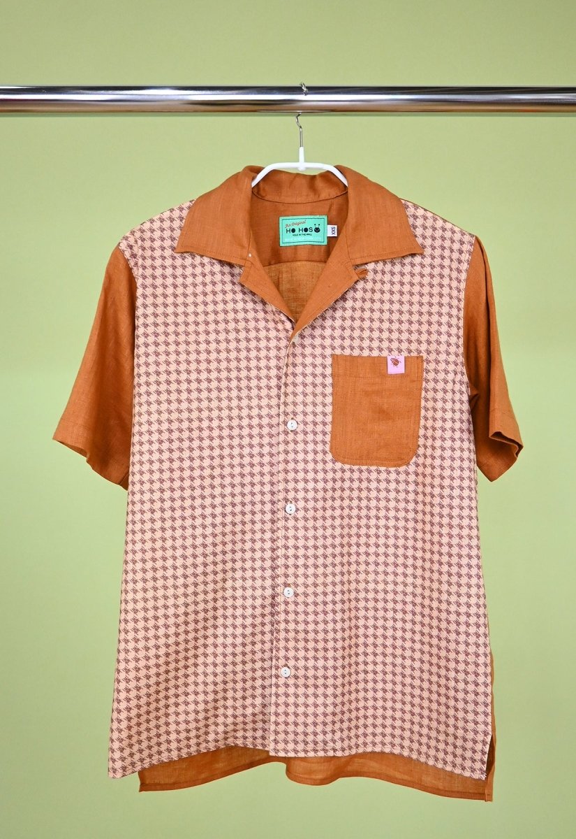 "Beetletooth" Shirt - Rust Linen