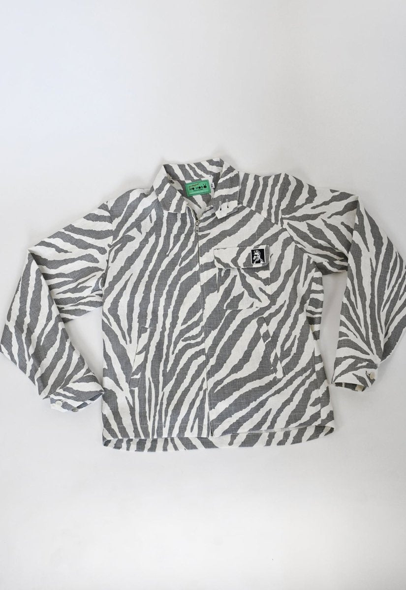 HO HOS HOLE IN THE WALL zebra jacket